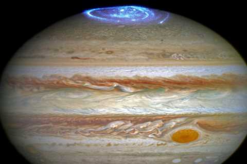 Jupiter's powerful auroras form during a 'tug of war' between the planet and nearby moon volcanoes