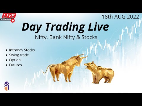 Intraday Live Trading : Nifty & Bank Nifty | Stock Market : 18th August