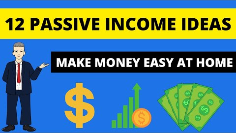 12 best passive income ideas | passive income investment | earn money fast | make money easy at home
