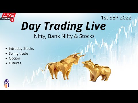 Intraday Live Trading : Nifty & Bank Nifty | Stock Market : 1st September