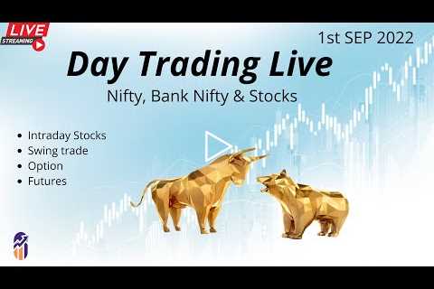 Intraday Live Trading : Nifty & Bank Nifty | Stock Market : 1st September