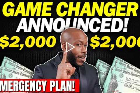 THIS IS A GAME CHANGER! THEY PLAN TO GIVE OUT TO MILLIONS OF AMERICANS! EMERGENCY PLAN!
