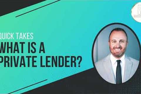 What Is A Private Lender?