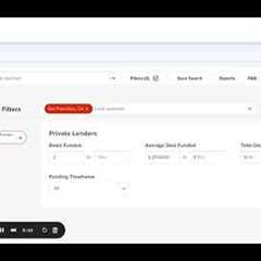 Deal Sauce: Finding Private Money Lenders in Less than 5 Minutes