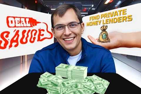 How to find Private Money Lenders with DealSauce