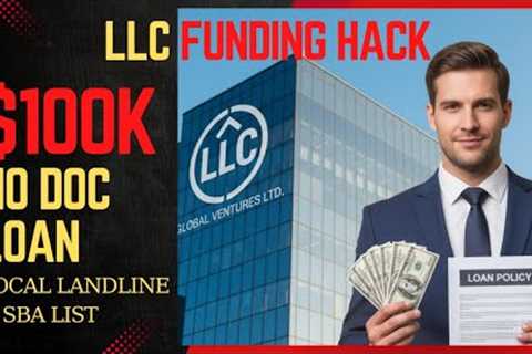 $100K No Doc Loan: The 3-Step Blueprint to Unsecured Business Credit